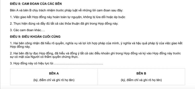 Hợp đồng uỷ quyền khởi kiện tranh chấp đất đai - Trang 4