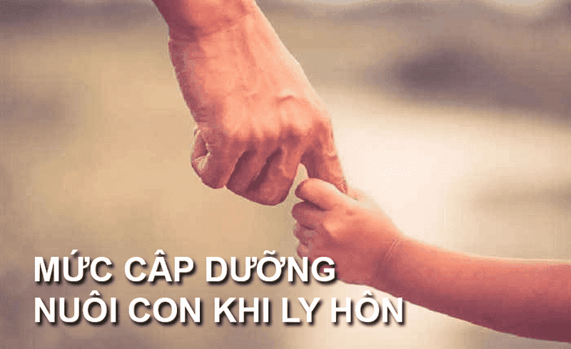 Mức tiền trợ cấp nuôi con khi bố mẹ ly hôn?