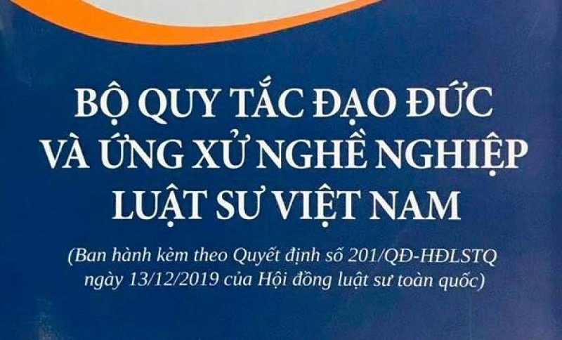 Bộ quy tắc gồm 32 quy tắc về đạo đức, ứng xử của ngành luật sư